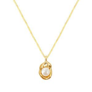 18k gold plated stainless steel necklace